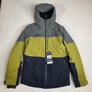 Scott Ultimate Dryo 10 Mens Jacket Shadow Grey/Meadow Green Size Small